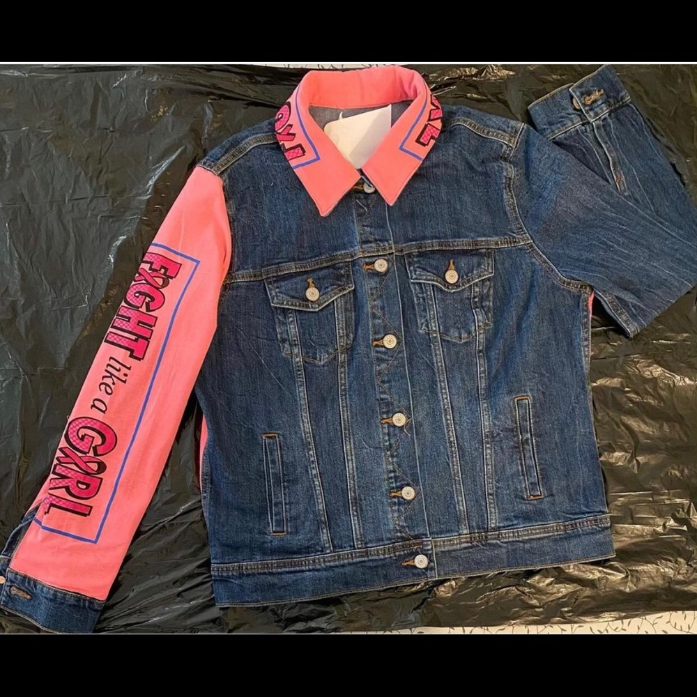 Custom Novel denim jacket